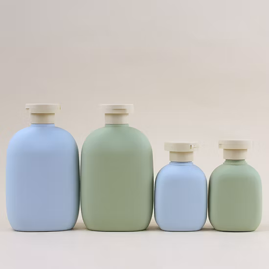 Frasco de xampu de plástico PETG personalizado de 200/400/600 ml para atacado ecológico com desinfetante para as mãos